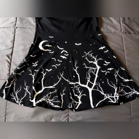 Too Fast spooky tree goth Halloween dress - Picture 9 of 13